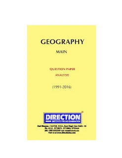 Geography Previous Year(1991-2016) Topicwise Question Paper