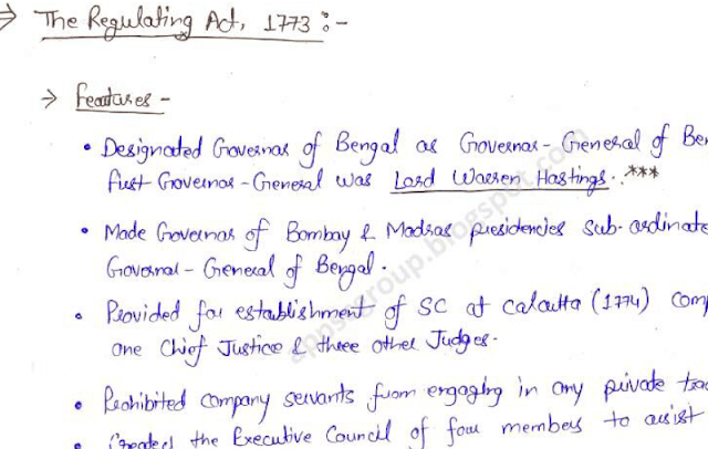 Indian Polity Handwritten Notes