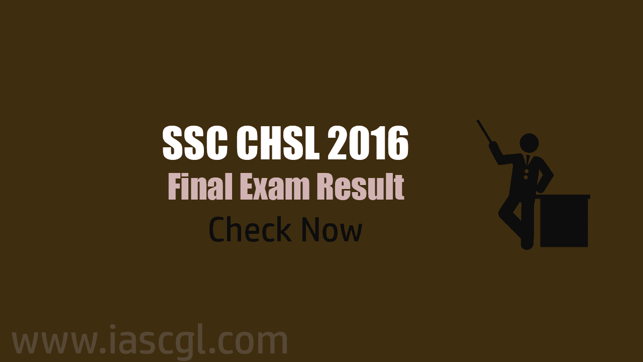 SSC CHSL 2016