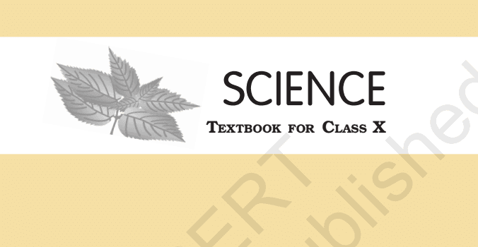 NCERT Science TextBook Class 10 pdf