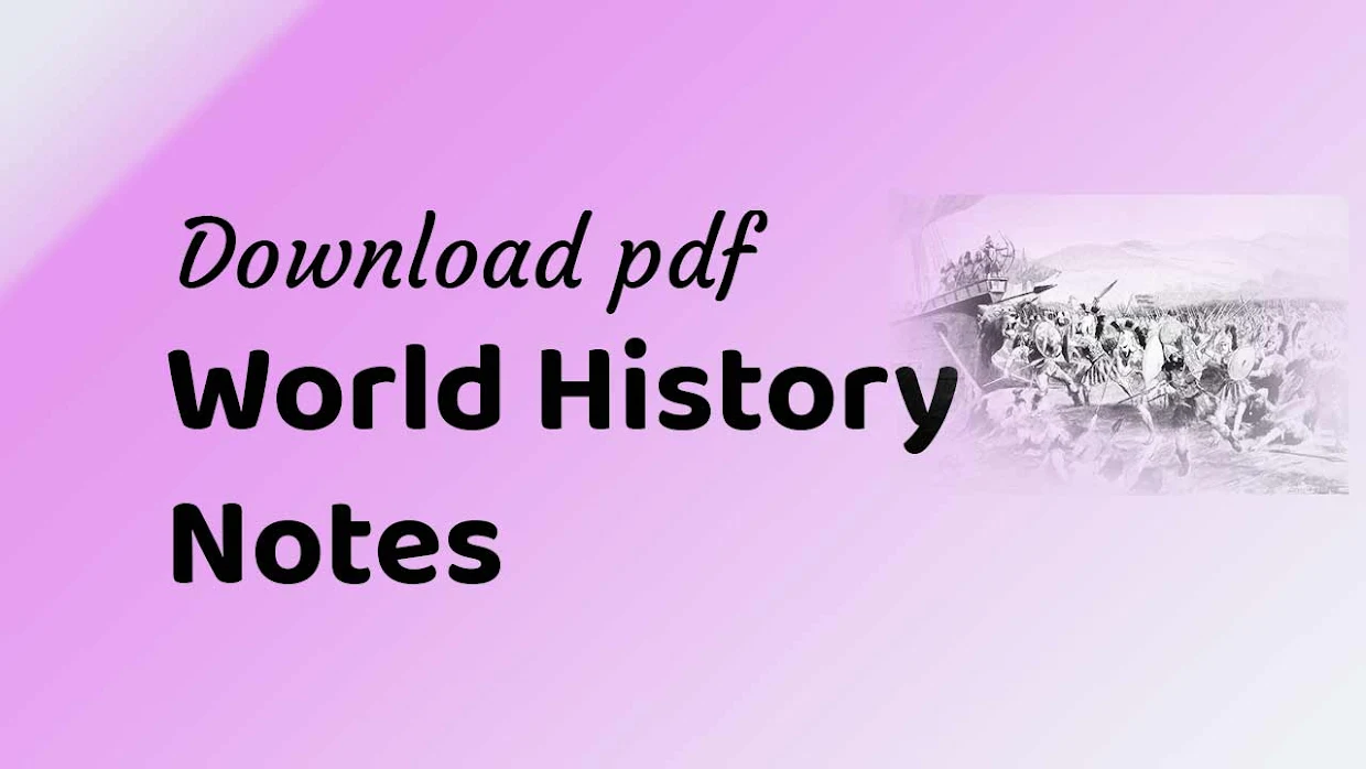 world history short notes pdf in hindi